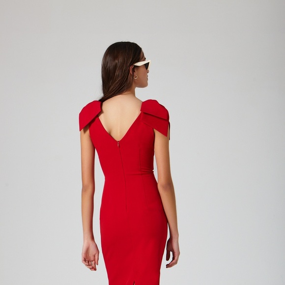 Macaron Red Dress - Picture 3 of 3